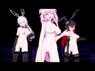 mmd girls day expectation bronya elysia xier honkai impact 3rd